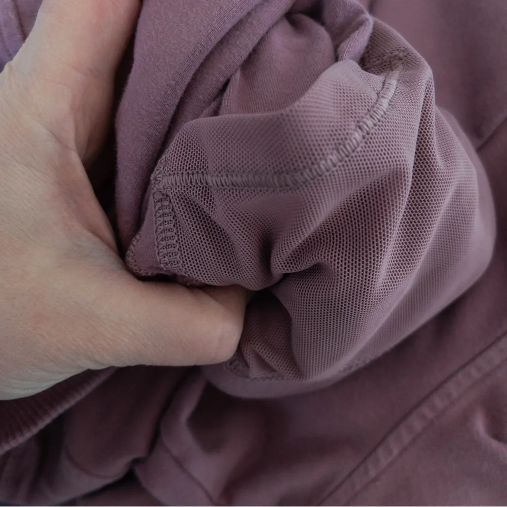 Lululemon Scuba Pullover Hoodie Sweatshirt Figue Pink Mauve Relaxed Fit Size 2 - Picture 9 of 9